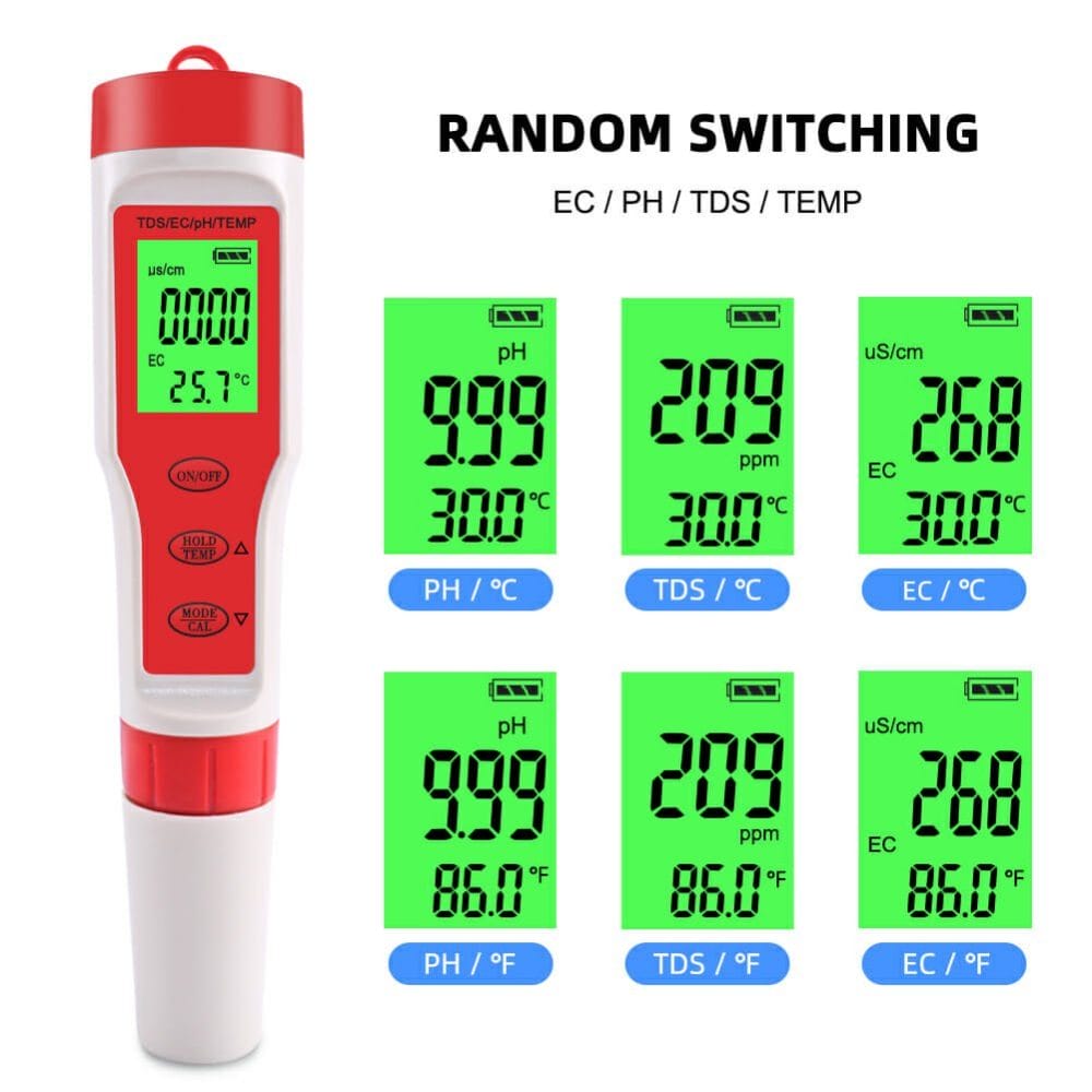 4 IN 1 Water Quality Tester