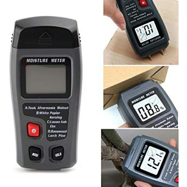 XRCLIF Wood Moisture Meter - Digital Moisture Meter for  Wallls/Firewood/Lumber/Mortar, Handheld Wood Humidity Meter, Moisture  Detector for Walls